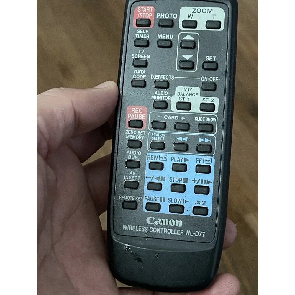 Genuine CANON WL-D77 Video Camera Wireless Controller Camcorder Remote Control